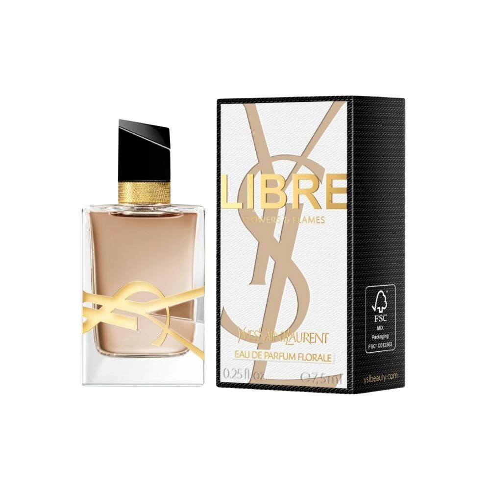 Nước Hoa Mini Nữ YSL Yves Saint Laurent Libre Flowers Flames EDP 7,5ML - Hình ảnh chính